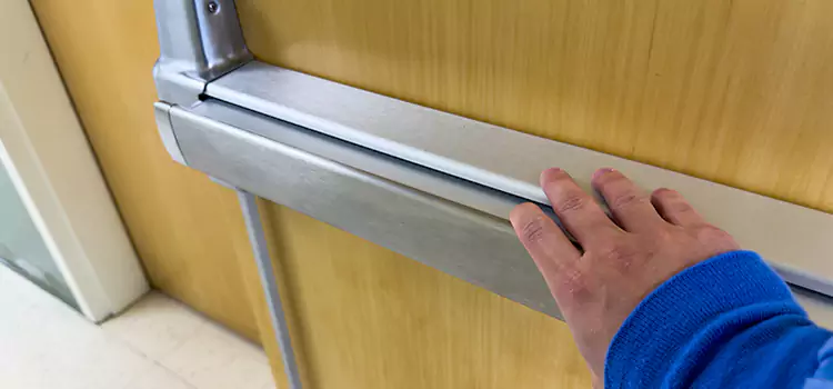 Installing a Push Bar on a Door Biddeford